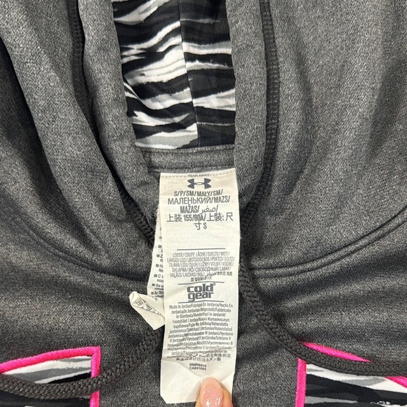 Under Armour Women’s Storm Hoodie with Pink Zebra Logo - Picture 5 of 8